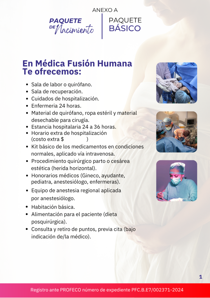 PAQUETE DE MATERNIDAD BASICO